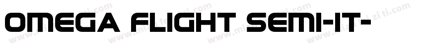 Omega Flight Semi-It字体转换